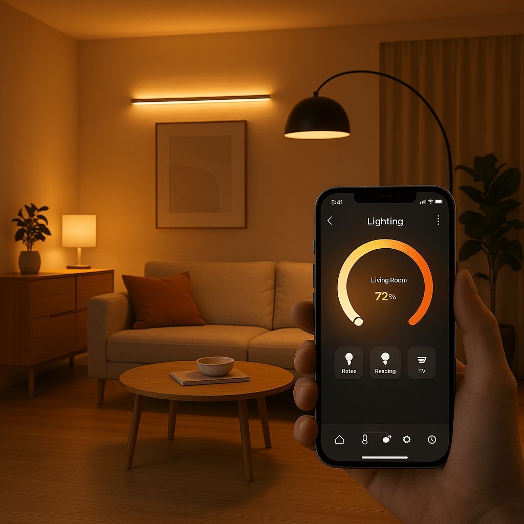 Designing Smart Home Lighting for Comfort, Automation and Efficiency