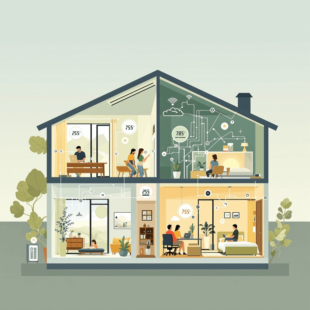 Designing Automated Home Climate Control for Comfort and Efficiency
