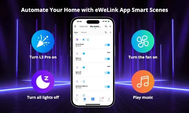 Build Home Automations with eWeLink Smart Scenes